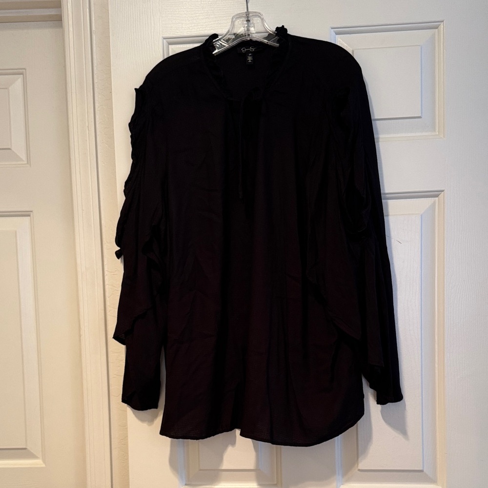 Elegant Black Women's Top